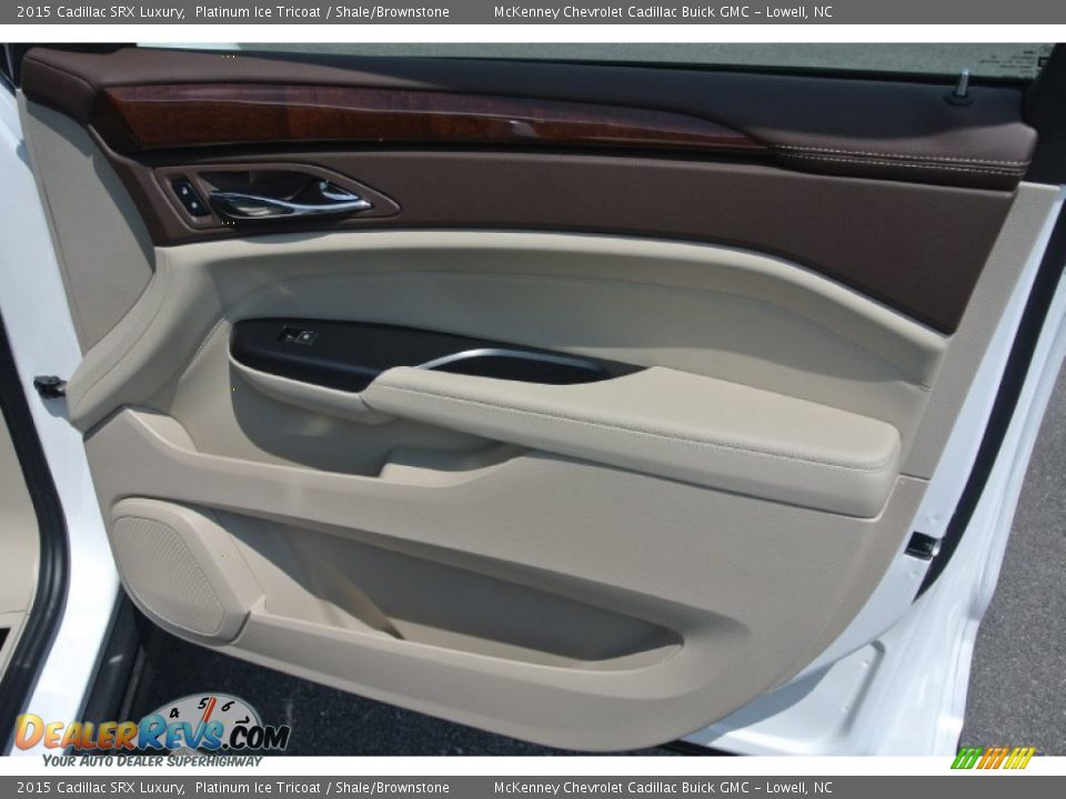 2015 Cadillac SRX Luxury Platinum Ice Tricoat / Shale/Brownstone Photo #18