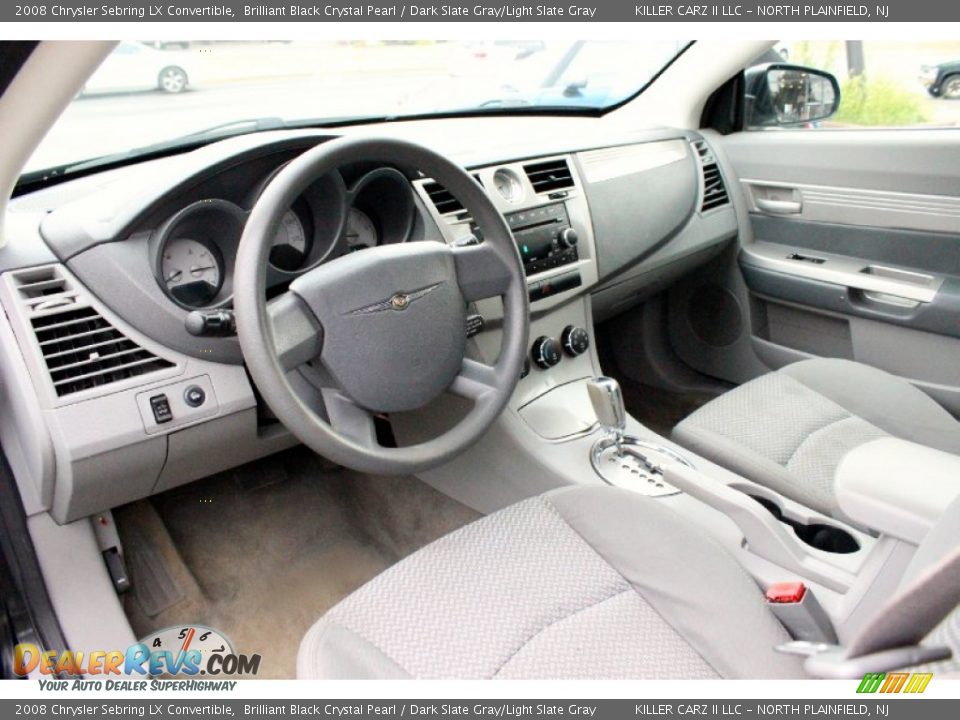 Dark Slate Gray/Light Slate Gray Interior - 2008 Chrysler Sebring LX Convertible Photo #13