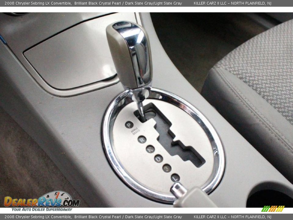 2008 Chrysler Sebring LX Convertible Brilliant Black Crystal Pearl / Dark Slate Gray/Light Slate Gray Photo #20