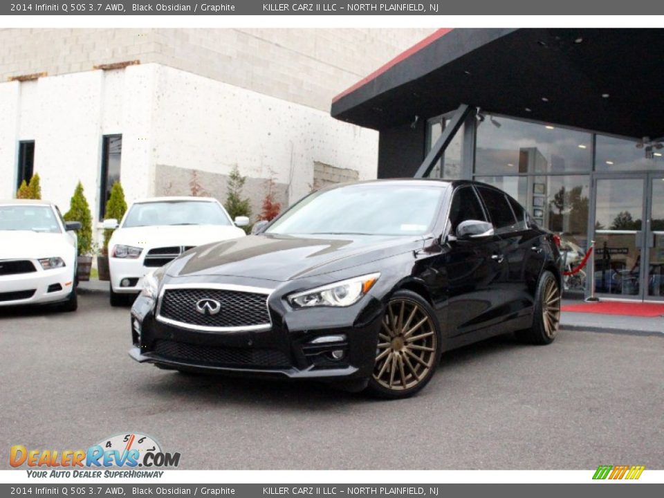 Front 3/4 View of 2014 Infiniti Q 50S 3.7 AWD Photo #3