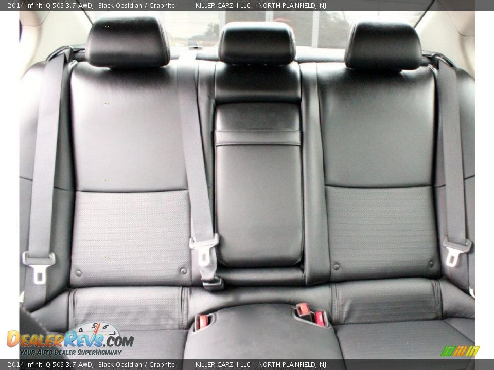 Rear Seat of 2014 Infiniti Q 50S 3.7 AWD Photo #9