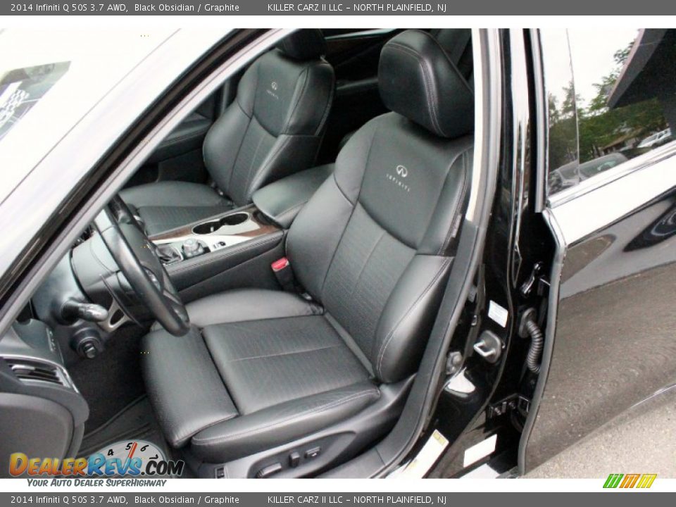 Front Seat of 2014 Infiniti Q 50S 3.7 AWD Photo #14