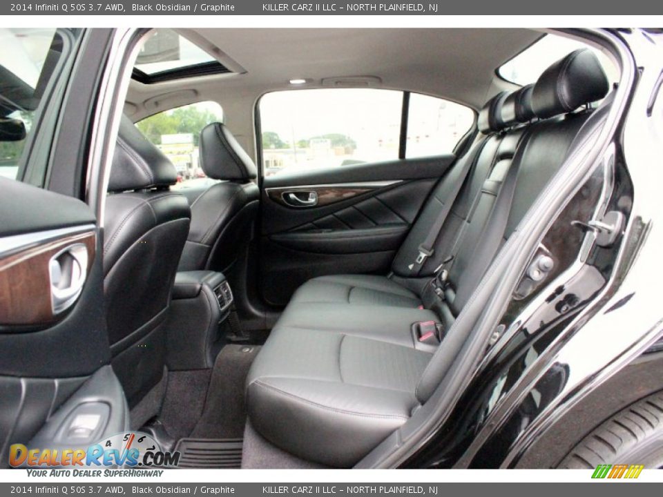 Rear Seat of 2014 Infiniti Q 50S 3.7 AWD Photo #31
