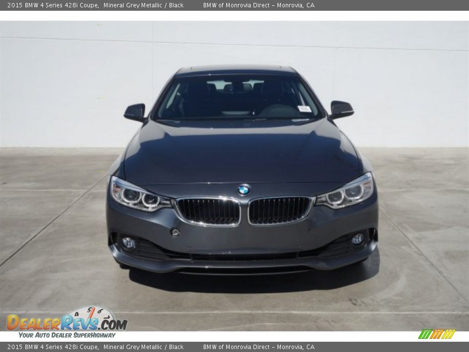 2015 BMW 4 Series 428i Coupe Mineral Grey Metallic / Black Photo #3