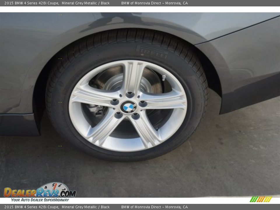 2015 BMW 4 Series 428i Coupe Mineral Grey Metallic / Black Photo #4