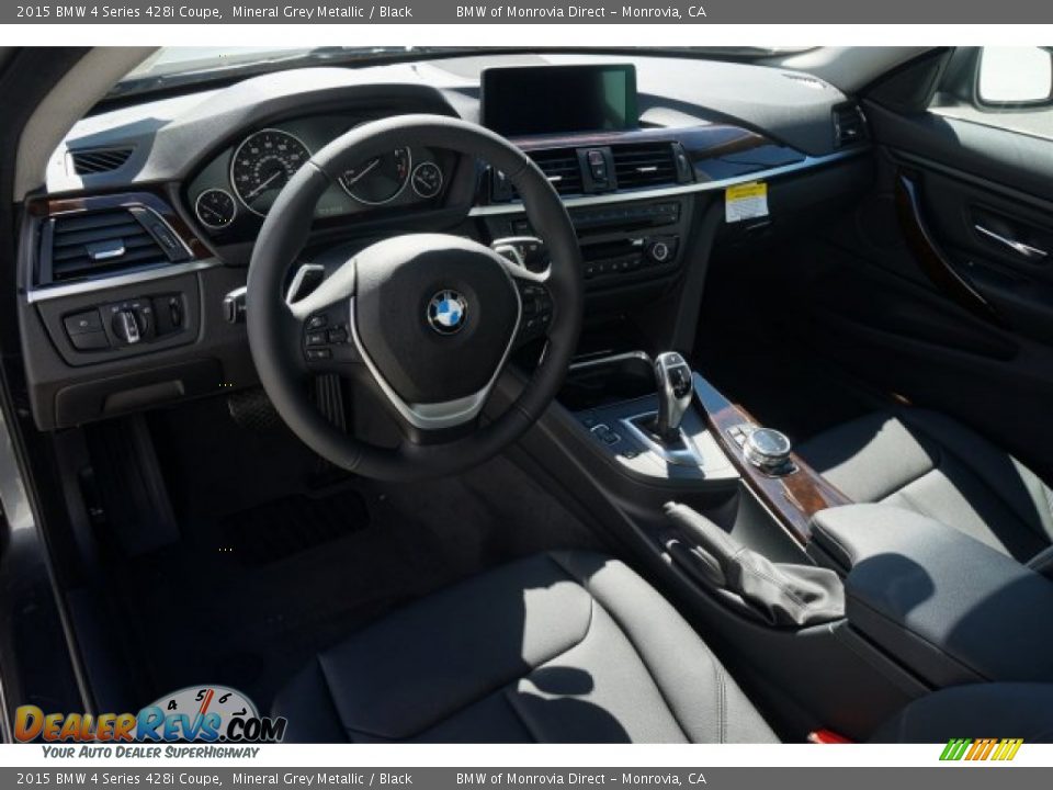 2015 BMW 4 Series 428i Coupe Mineral Grey Metallic / Black Photo #6