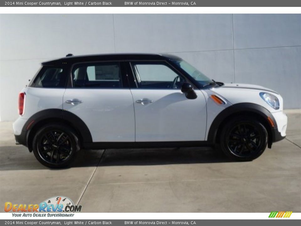 2014 Mini Cooper Countryman Light White / Carbon Black Photo #2