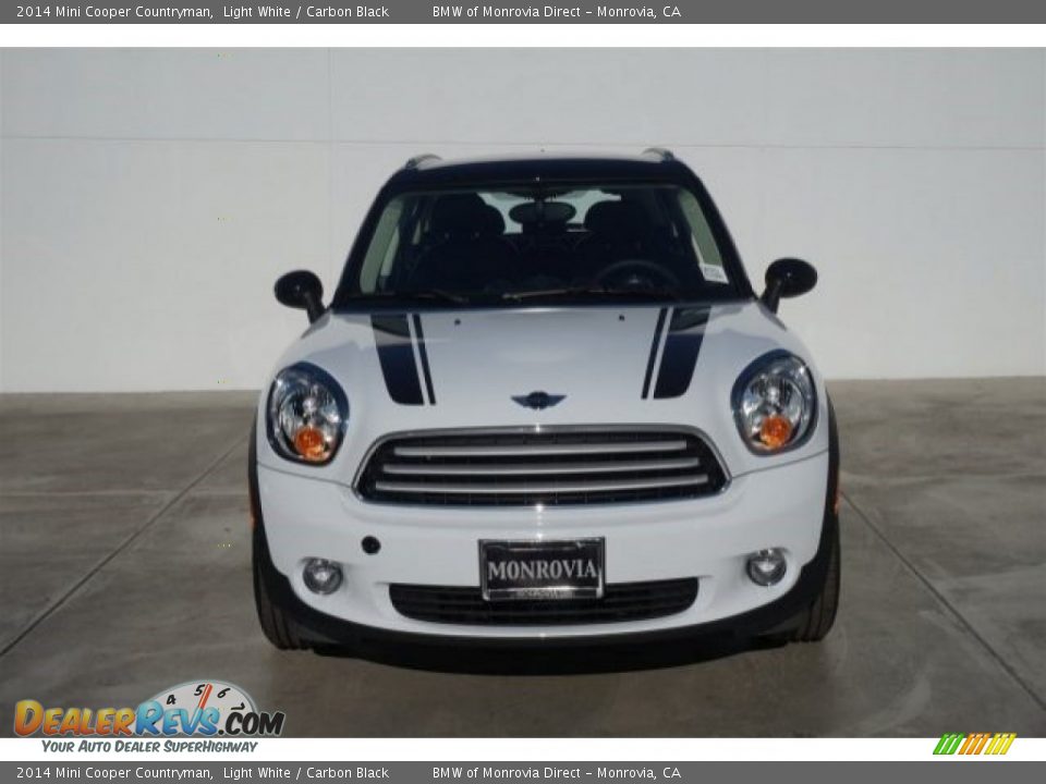 2014 Mini Cooper Countryman Light White / Carbon Black Photo #3