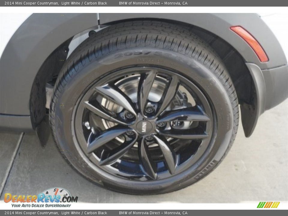 2014 Mini Cooper Countryman Light White / Carbon Black Photo #4