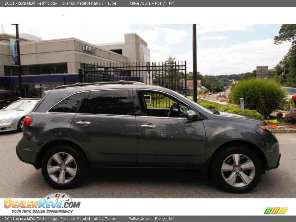 2011 Acura MDX Technology Polished Metal Metallic / Taupe Photo #3