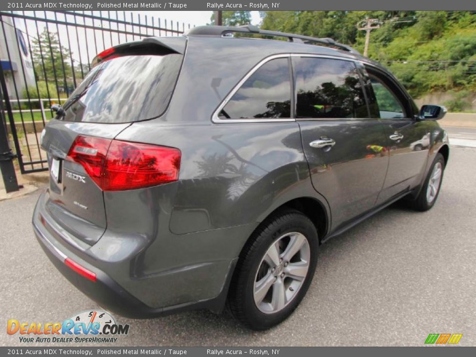 2011 Acura MDX Technology Polished Metal Metallic / Taupe Photo #4