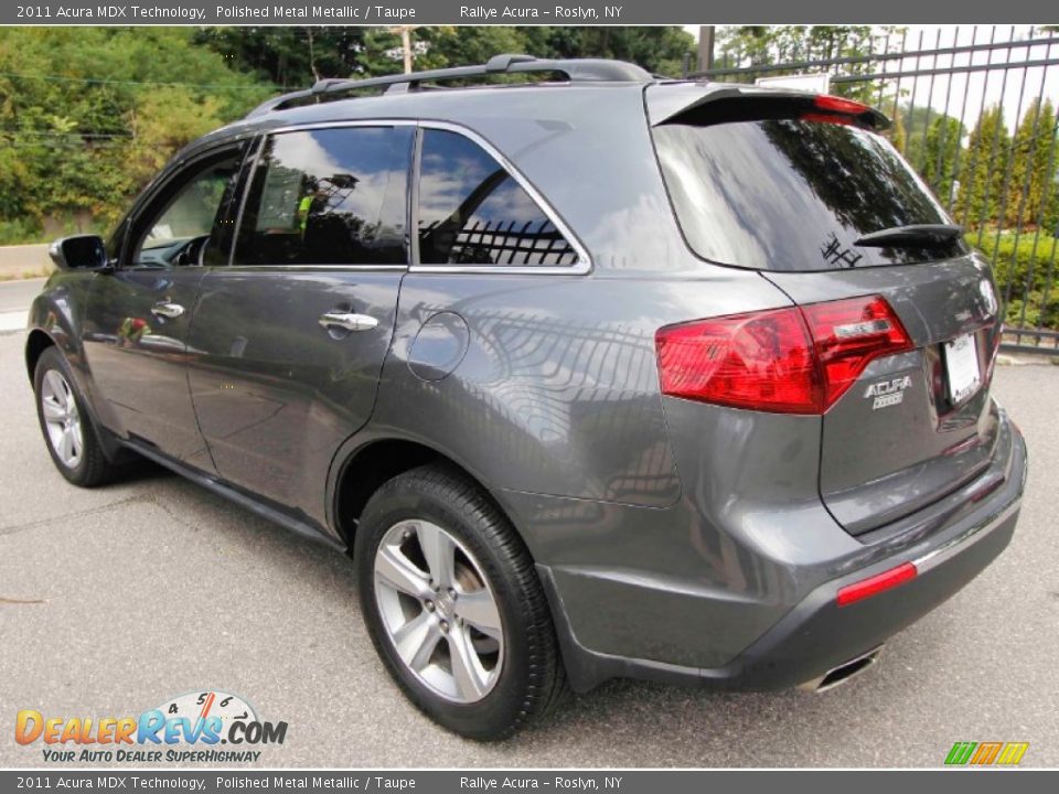 2011 Acura MDX Technology Polished Metal Metallic / Taupe Photo #6