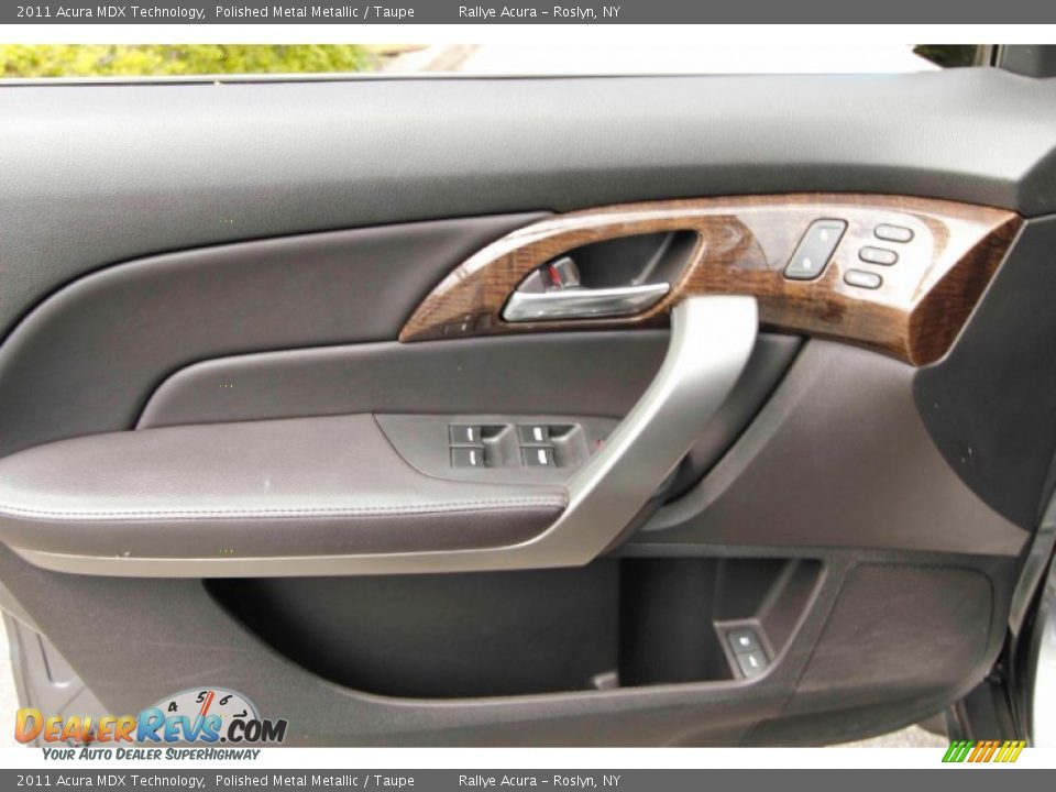2011 Acura MDX Technology Polished Metal Metallic / Taupe Photo #9