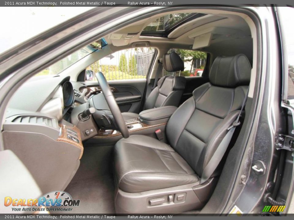 2011 Acura MDX Technology Polished Metal Metallic / Taupe Photo #10