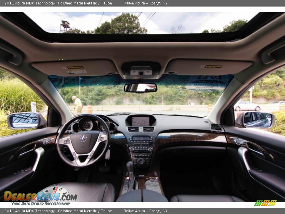 2011 Acura MDX Technology Polished Metal Metallic / Taupe Photo #12
