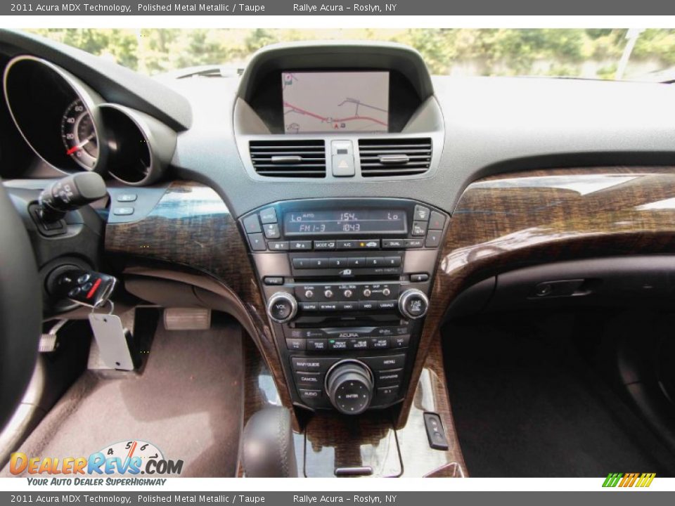 2011 Acura MDX Technology Polished Metal Metallic / Taupe Photo #14