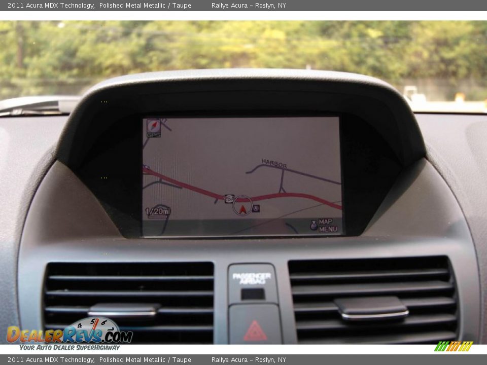 2011 Acura MDX Technology Polished Metal Metallic / Taupe Photo #15