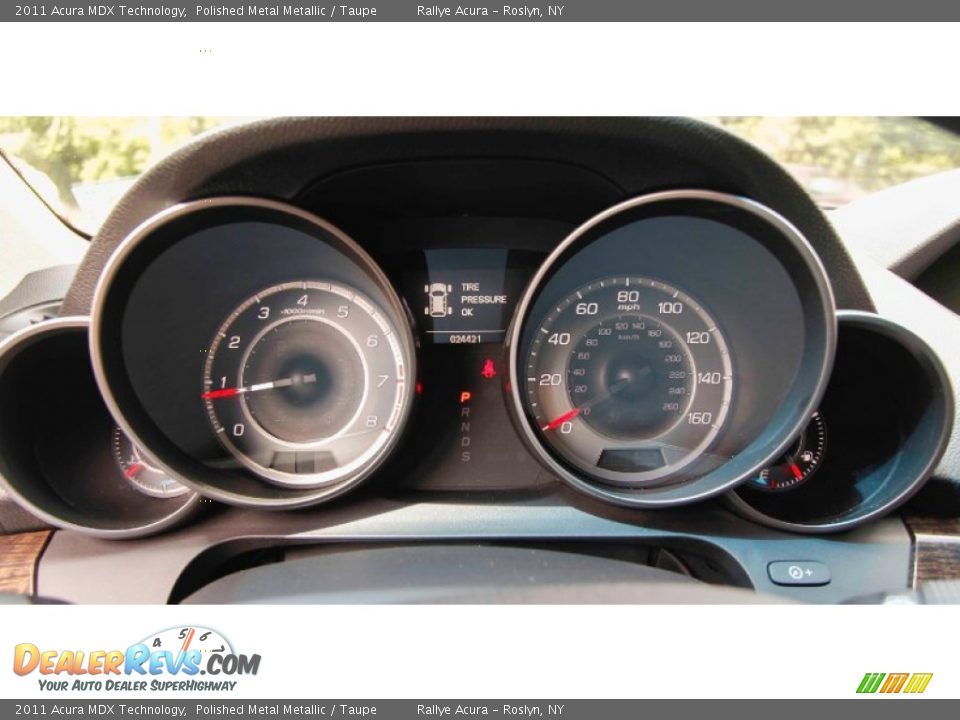 2011 Acura MDX Technology Polished Metal Metallic / Taupe Photo #22