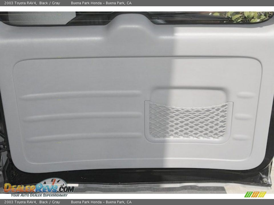 2003 Toyota RAV4 Black / Gray Photo #18
