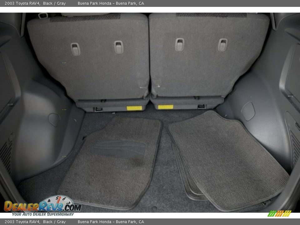2003 Toyota RAV4 Black / Gray Photo #19