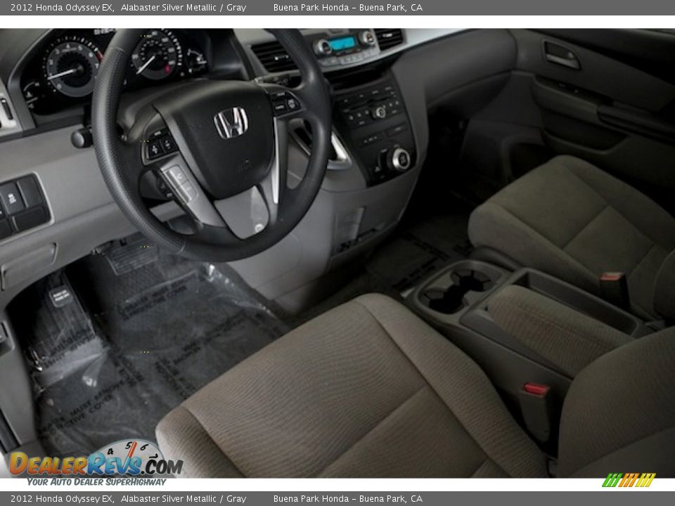 2012 Honda Odyssey EX Alabaster Silver Metallic / Gray Photo #14