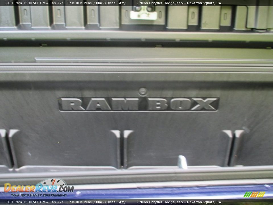 2013 Ram 1500 SLT Crew Cab 4x4 True Blue Pearl / Black/Diesel Gray Photo #21