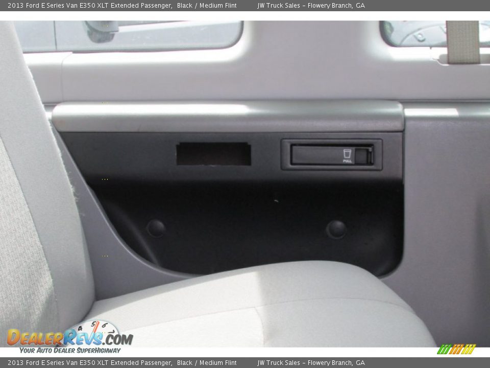 2013 Ford E Series Van E350 XLT Extended Passenger Black / Medium Flint Photo #18