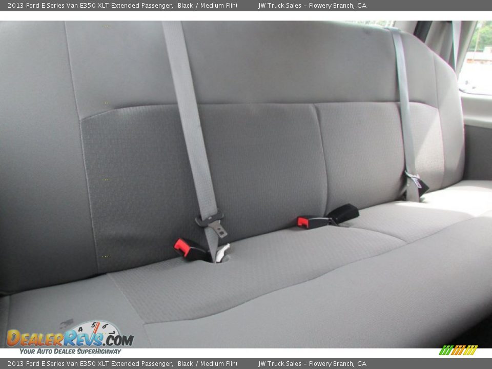 2013 Ford E Series Van E350 XLT Extended Passenger Black / Medium Flint Photo #20