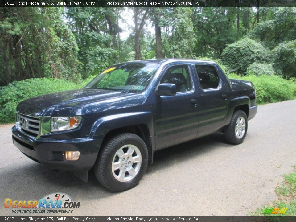 2012 Honda Ridgeline RTS Bali Blue Pearl / Gray Photo #5