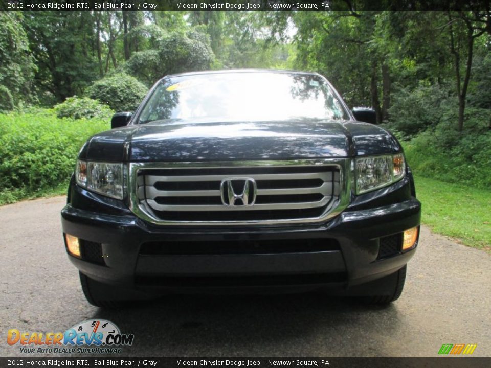 2012 Honda Ridgeline RTS Bali Blue Pearl / Gray Photo #7