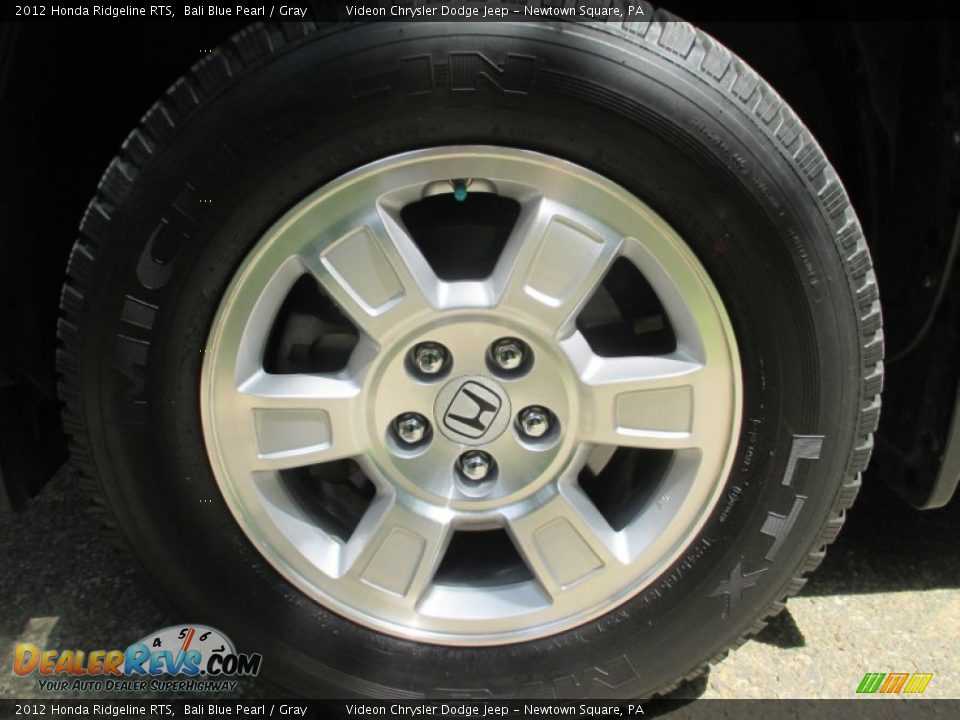 2012 Honda Ridgeline RTS Bali Blue Pearl / Gray Photo #10