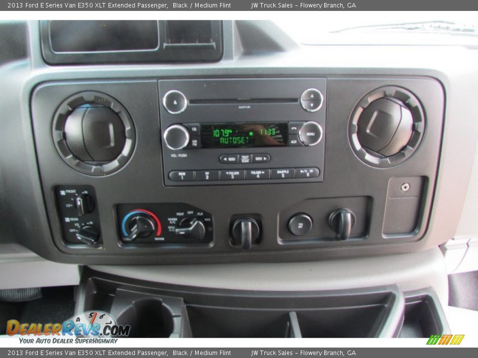 2013 Ford E Series Van E350 XLT Extended Passenger Black / Medium Flint Photo #31