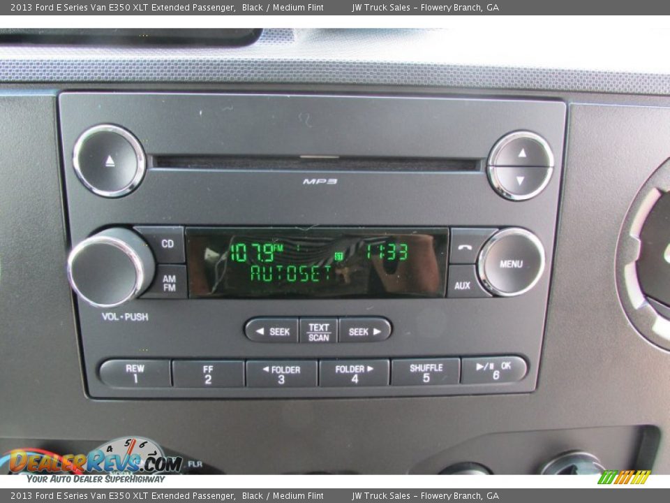 2013 Ford E Series Van E350 XLT Extended Passenger Black / Medium Flint Photo #32