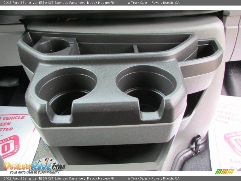 2013 Ford E Series Van E350 XLT Extended Passenger Black / Medium Flint Photo #35