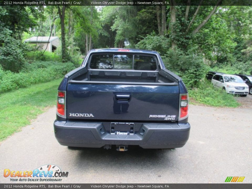 2012 Honda Ridgeline RTS Bali Blue Pearl / Gray Photo #15