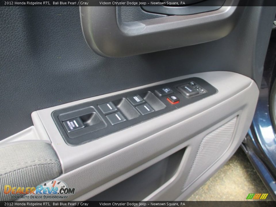 2012 Honda Ridgeline RTS Bali Blue Pearl / Gray Photo #17