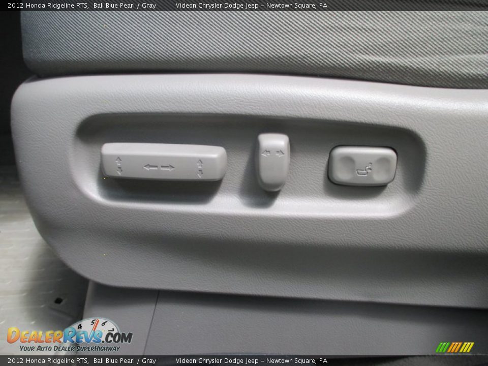 2012 Honda Ridgeline RTS Bali Blue Pearl / Gray Photo #18