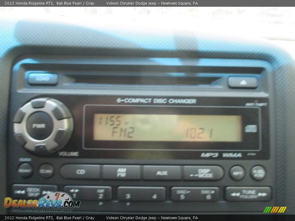 2012 Honda Ridgeline RTS Bali Blue Pearl / Gray Photo #28