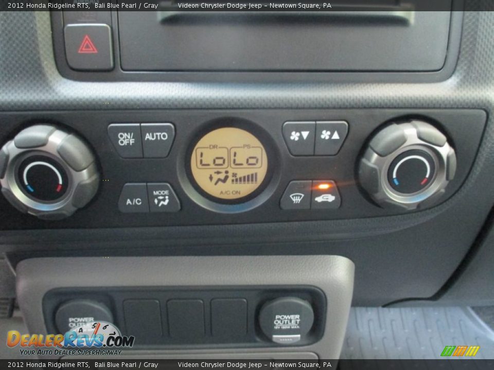 2012 Honda Ridgeline RTS Bali Blue Pearl / Gray Photo #29