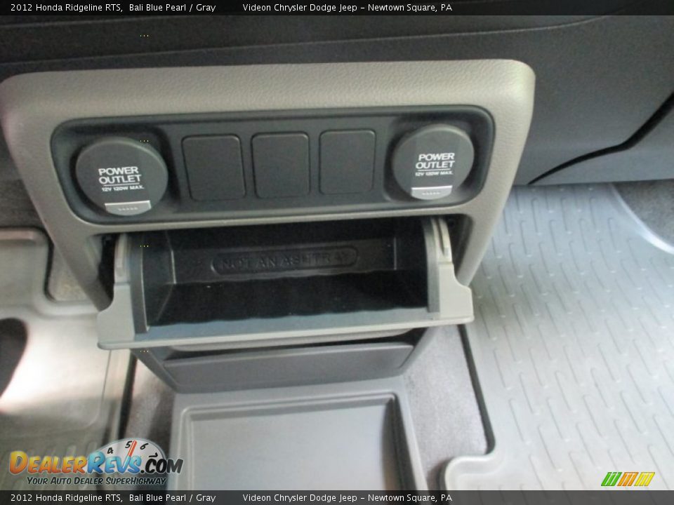 2012 Honda Ridgeline RTS Bali Blue Pearl / Gray Photo #31
