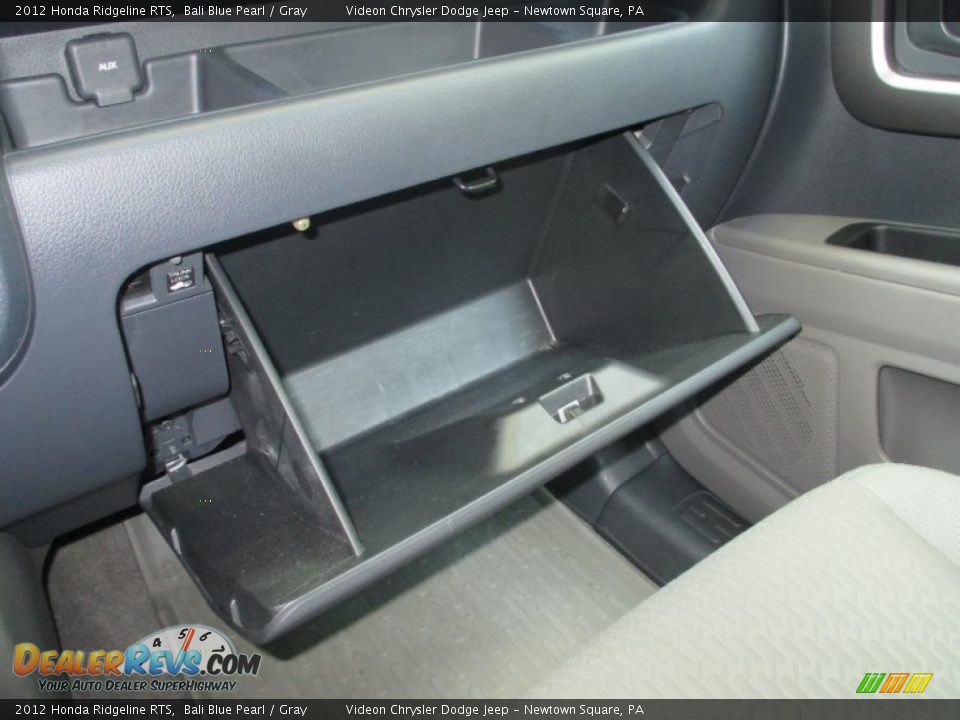 2012 Honda Ridgeline RTS Bali Blue Pearl / Gray Photo #35