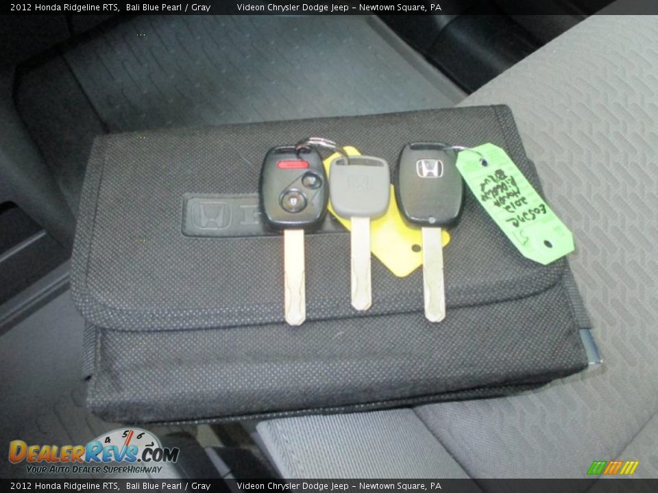 2012 Honda Ridgeline RTS Bali Blue Pearl / Gray Photo #36