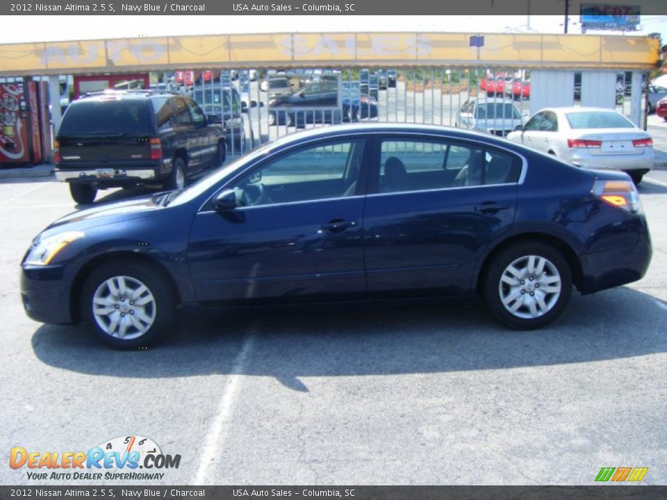 2012 Nissan Altima 2.5 S Navy Blue / Charcoal Photo #2