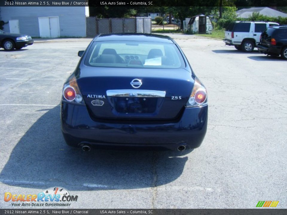 2012 Nissan Altima 2.5 S Navy Blue / Charcoal Photo #3