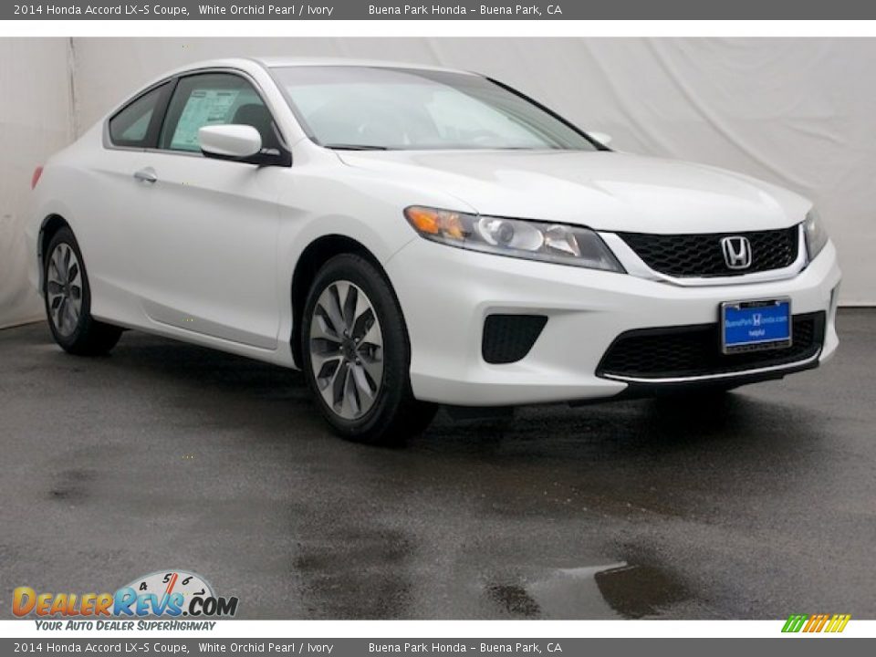2014 Honda Accord LX-S Coupe White Orchid Pearl / Ivory Photo #1
