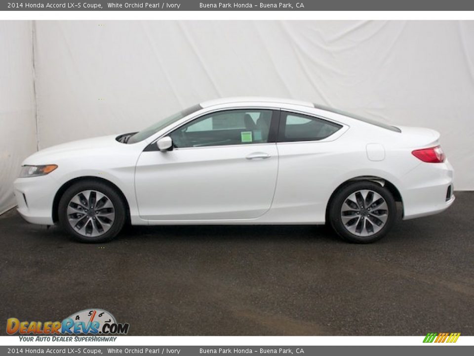 2014 Honda Accord LX-S Coupe White Orchid Pearl / Ivory Photo #4
