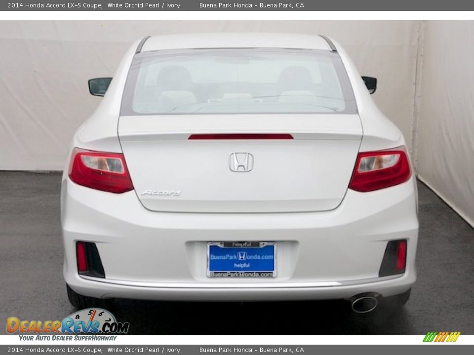 2014 Honda Accord LX-S Coupe White Orchid Pearl / Ivory Photo #6