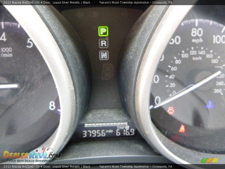 2013 Mazda MAZDA3 i SV 4 Door Liquid Silver Metallic / Black Photo #5