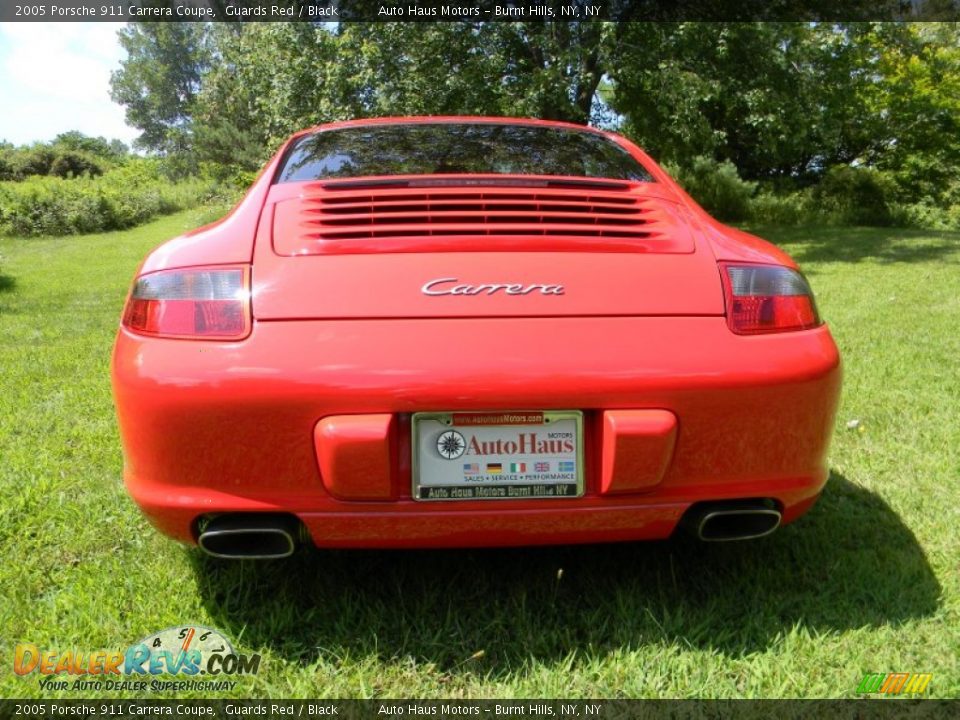 2005 Porsche 911 Carrera Coupe Guards Red / Black Photo #5