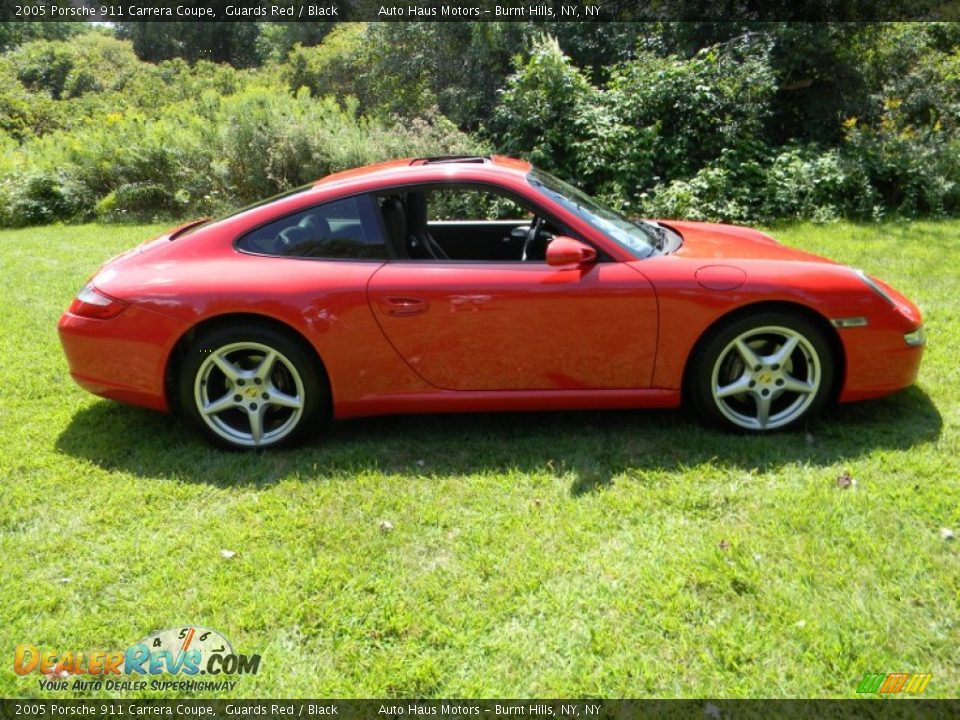 2005 Porsche 911 Carrera Coupe Guards Red / Black Photo #7